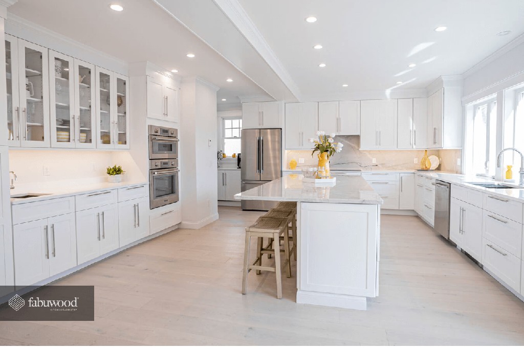 Fabuwood Allure Galaxy Frost traditional kitchen cabinets
