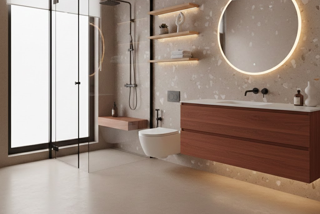 New Bathroom Cabinets
