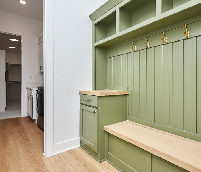 Modern Mudroom Cabinets in Massachusetts