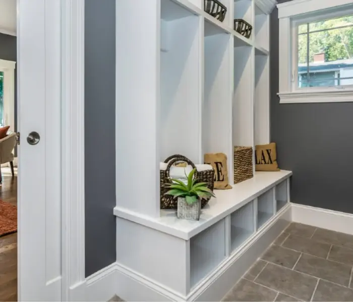 Modern Mudroom Cabinets