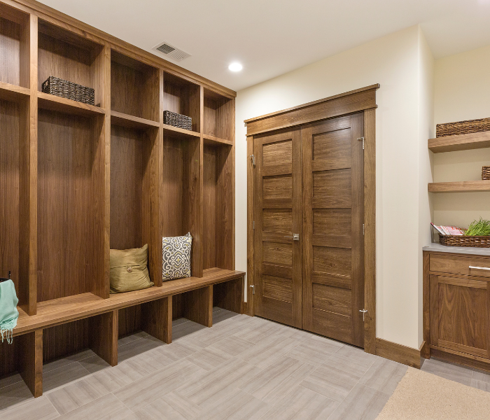 Traditional Mudroom Cabinets in Massachusetts